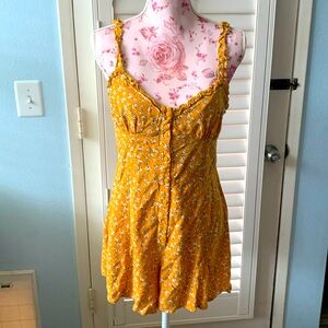 Urban outfitters Floral ROMPER